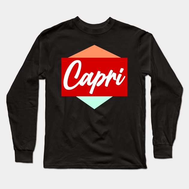 Capri Long Sleeve T-Shirt by colorsplash